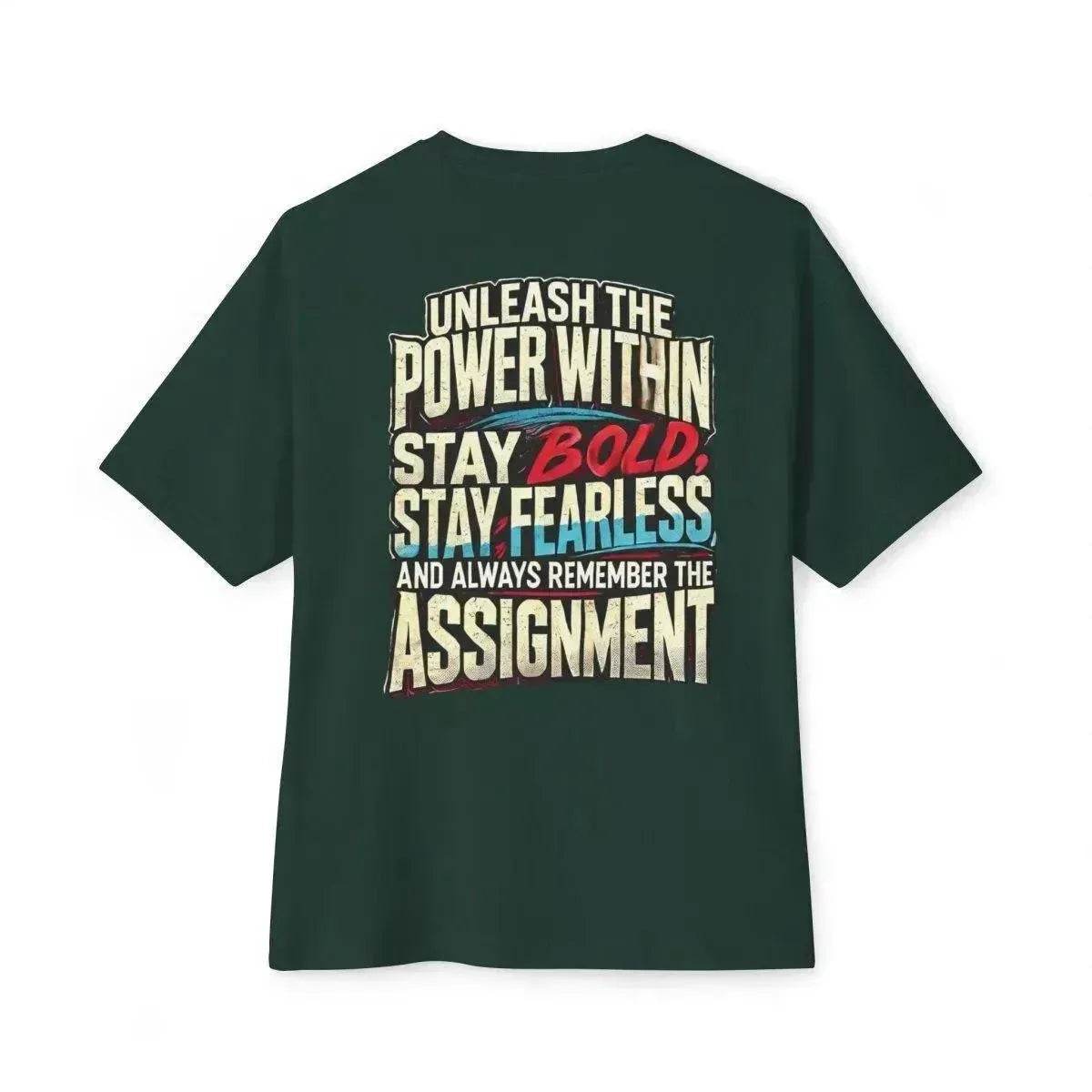 Beesmoove stay fearless Oversized Boxy Tee - Beesmoove 