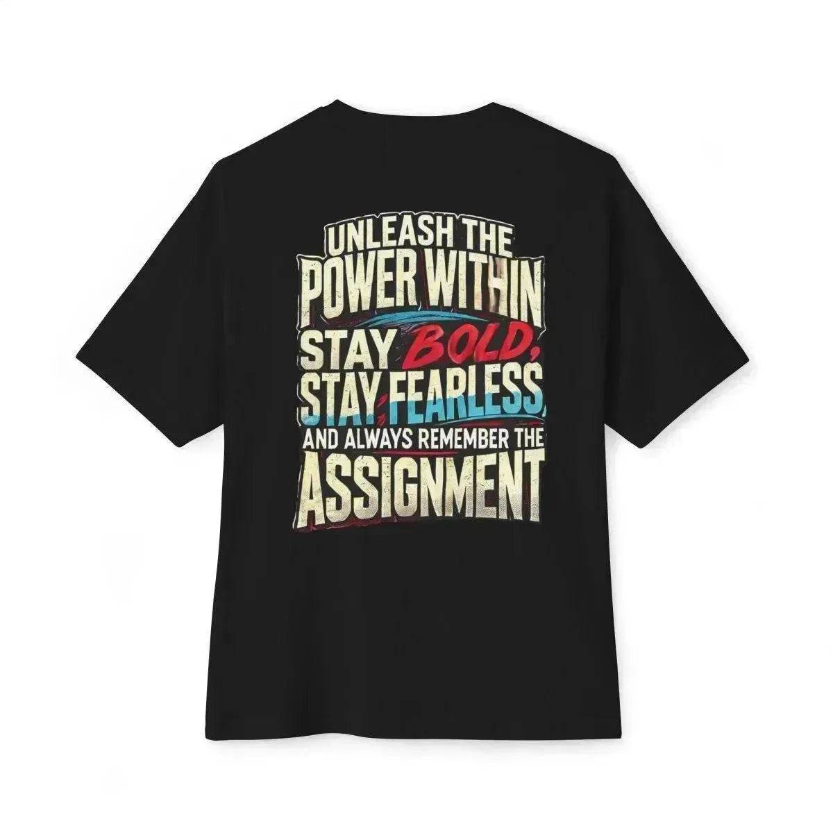 Beesmoove stay fearless Oversized Boxy Tee - Beesmoove 