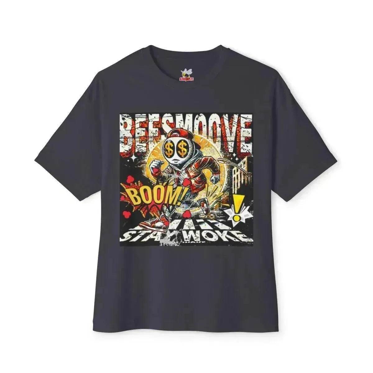 Beesmoove stay woke Oversized Boxy Tee - Beesmoove 