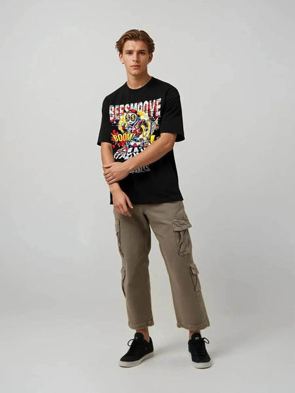 Beesmoove stay woke Oversized Boxy Tee - Beesmoove 