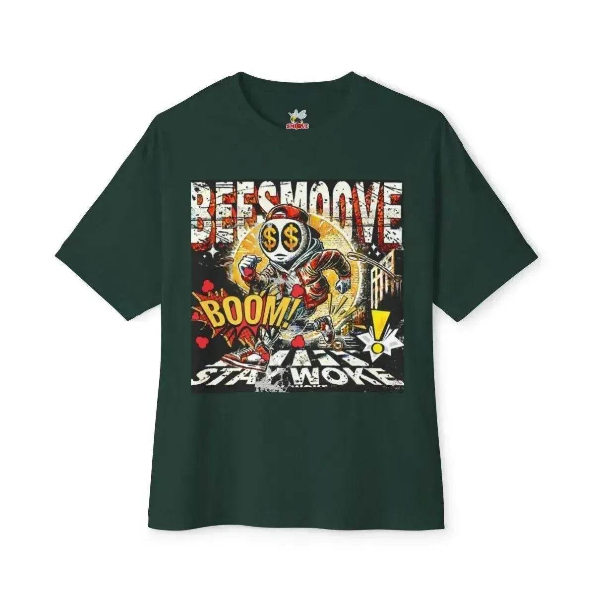 Beesmoove stay woke Oversized Boxy Tee - Beesmoove 