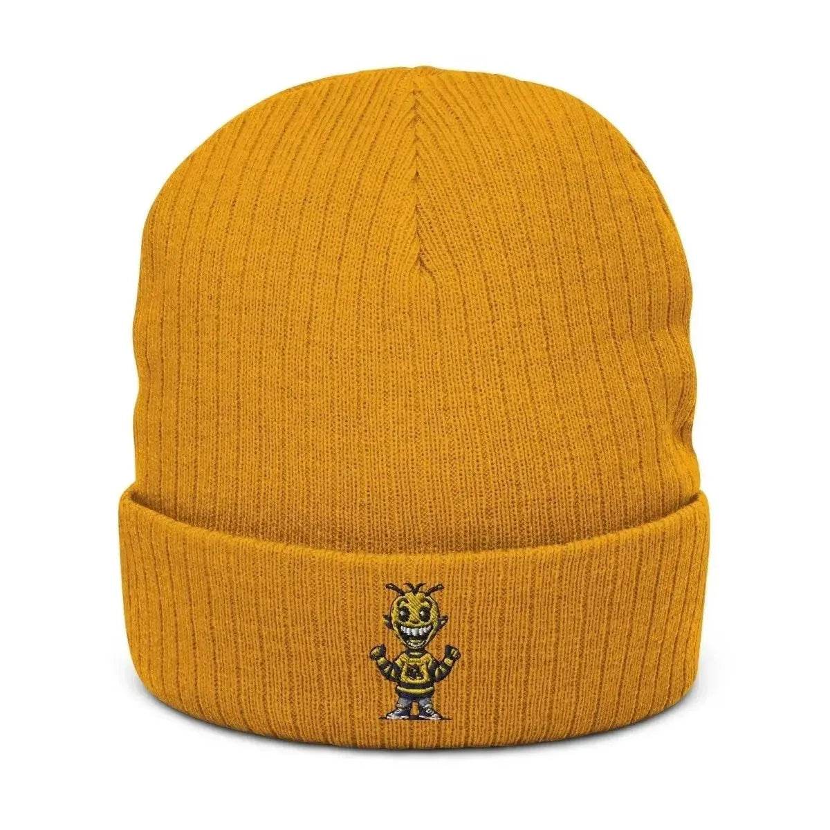 Beesmoove S.T.H.W bee bee Ribbed knit beanie - Beesmoove 