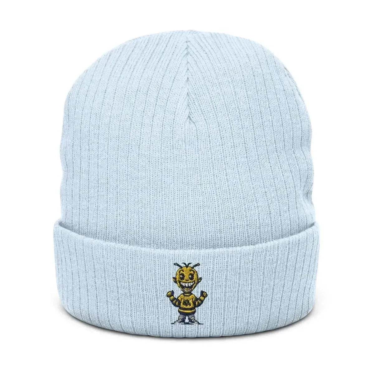 Beesmoove S.T.H.W bee bee Ribbed knit beanie - Beesmoove 
