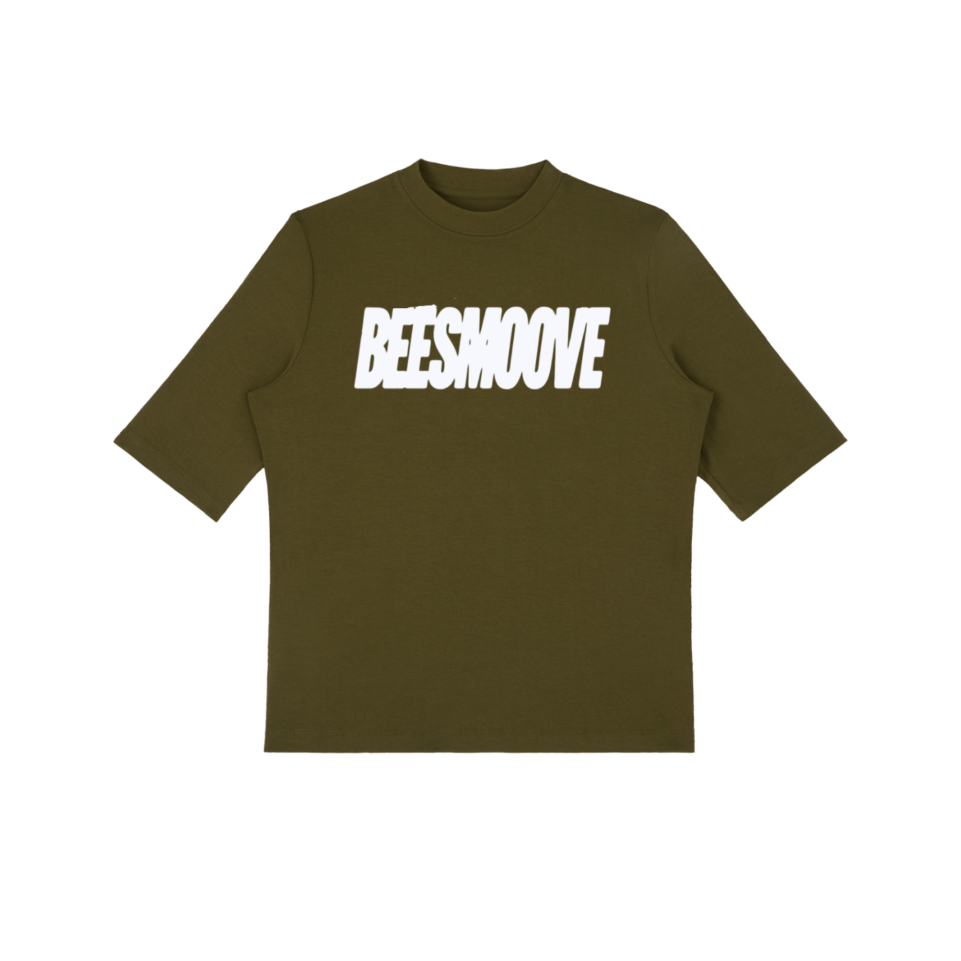 BEESMOOVE Street Paint Neck Short Sleeve T-Shirt - Beesmoove