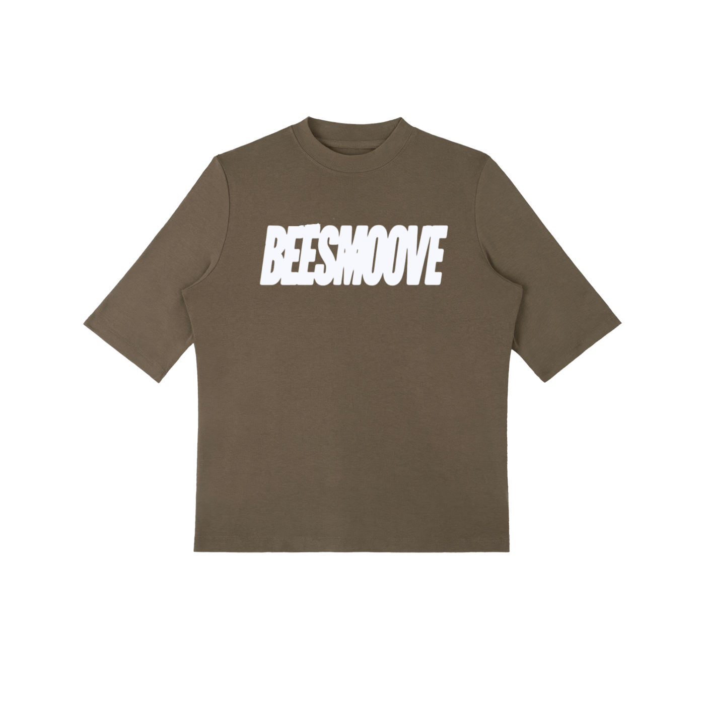 BEESMOOVE Street Paint Neck Short Sleeve T-Shirt - Beesmoove