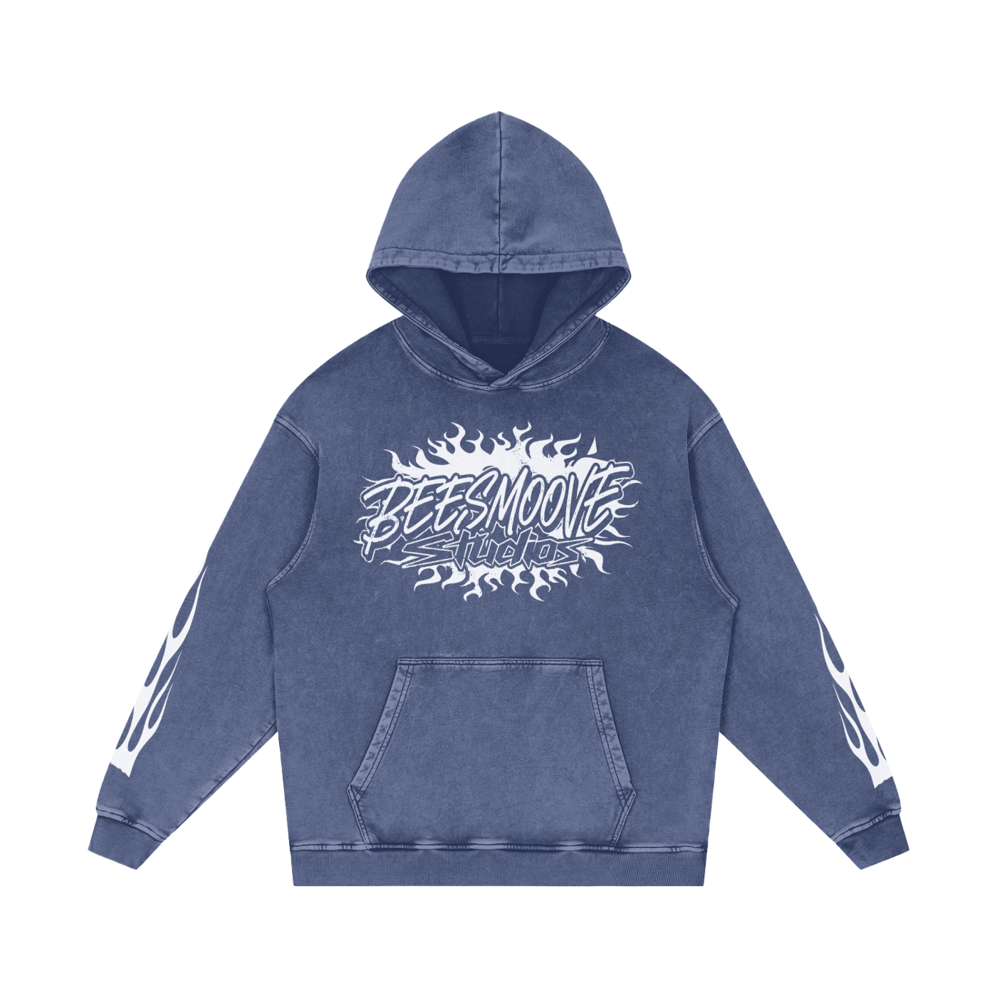 BEESMOOVE Studio Blaze Edition Loose Cotton Hoodie - Beesmoove