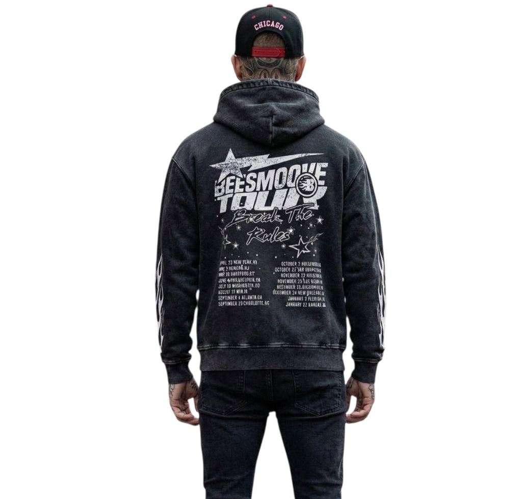 BEESMOOVE Studio Blaze Edition Loose Cotton Hoodie - Beesmoove