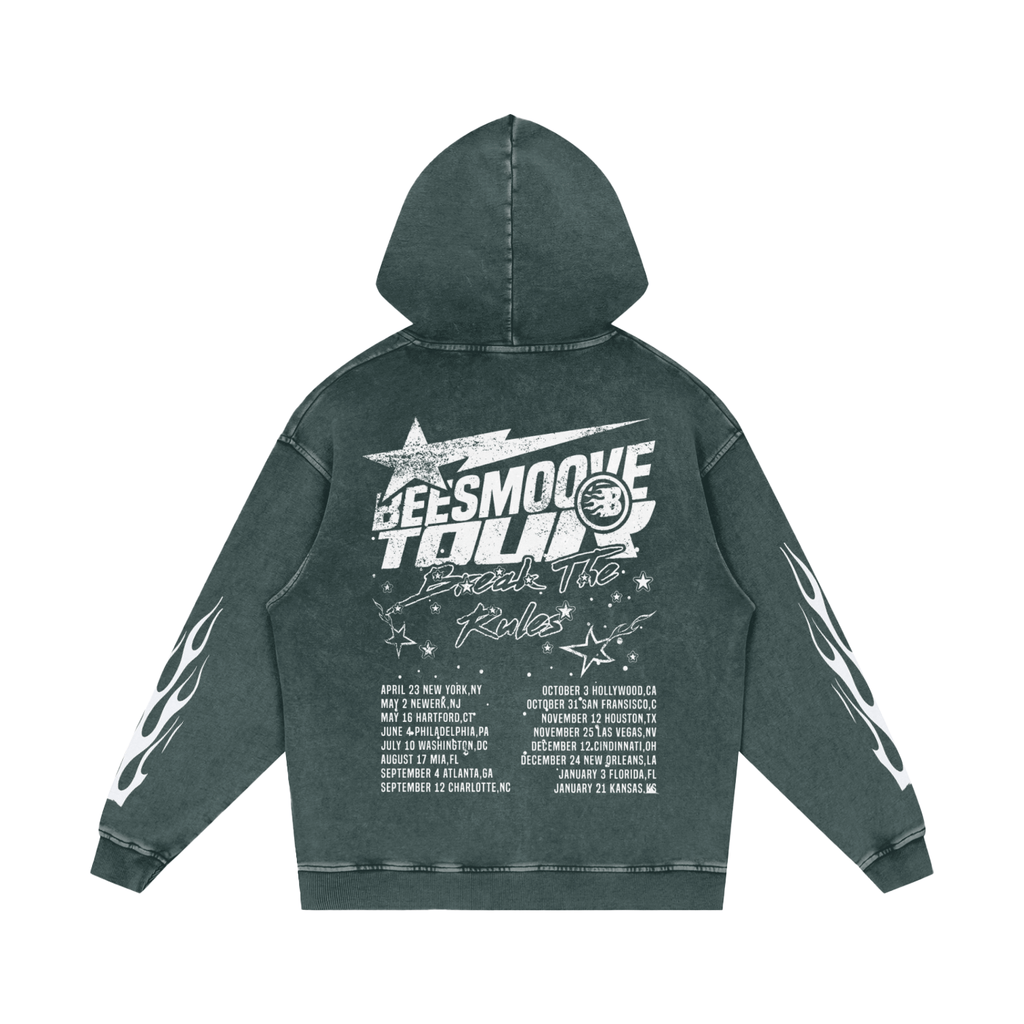 BEESMOOVE Studio Blaze Edition Loose Cotton Hoodie - Beesmoove