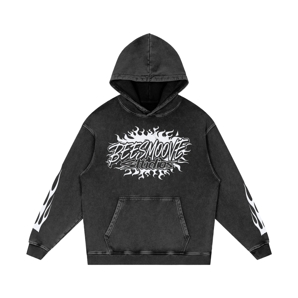 BEESMOOVE Studio Blaze Edition Loose Cotton Hoodie - Beesmoove
