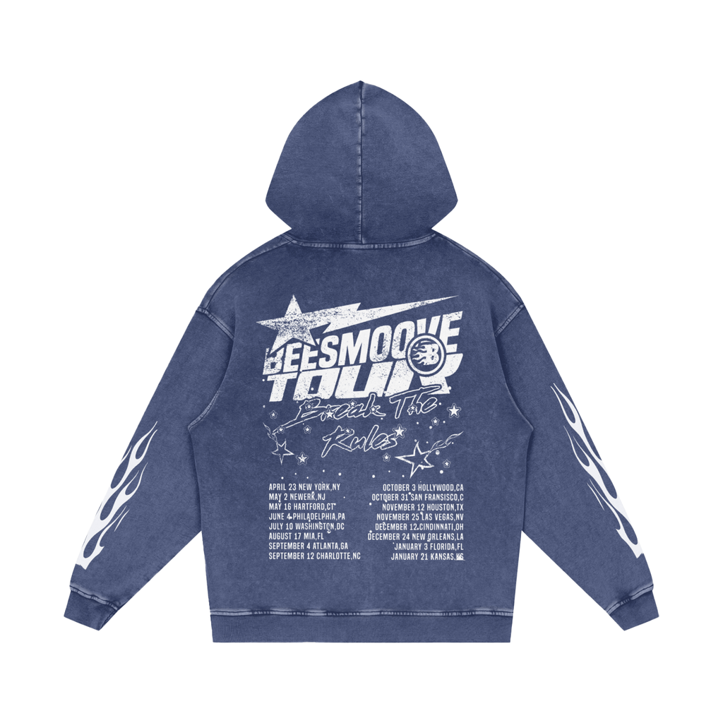 BEESMOOVE Studio Blaze Edition Loose Cotton Hoodie - Beesmoove