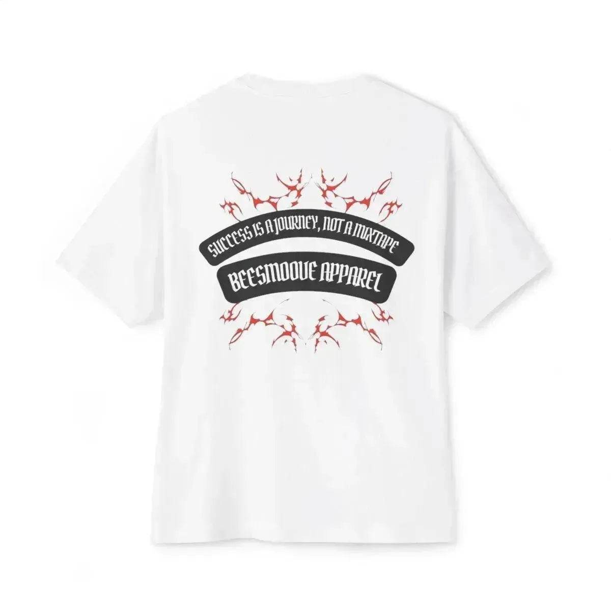 Beesmoove Success is a journey, not a mixtape Oversized Boxy Tee - Beesmoove 