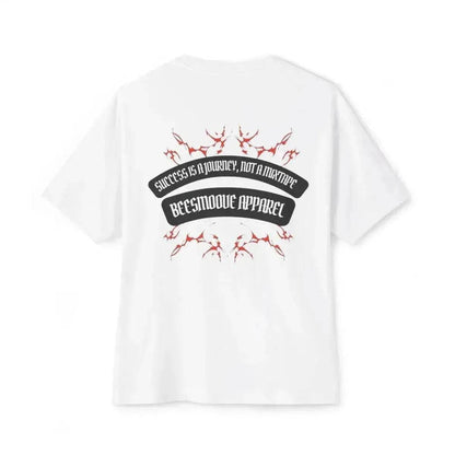 Beesmoove Success is a journey, not a mixtape Oversized Boxy Tee - Beesmoove 