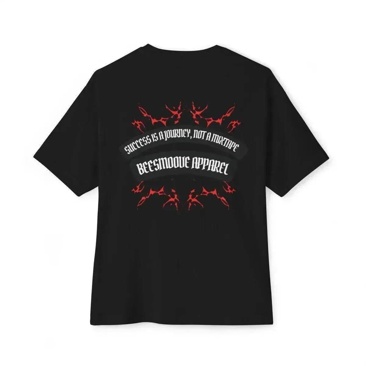 Beesmoove Success is a journey, not a mixtape Oversized Boxy Tee - Beesmoove 