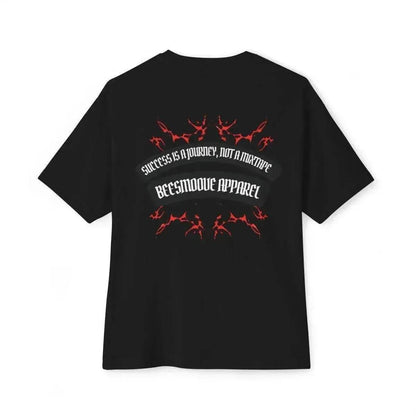Beesmoove Success is a journey, not a mixtape Oversized Boxy Tee - Beesmoove 