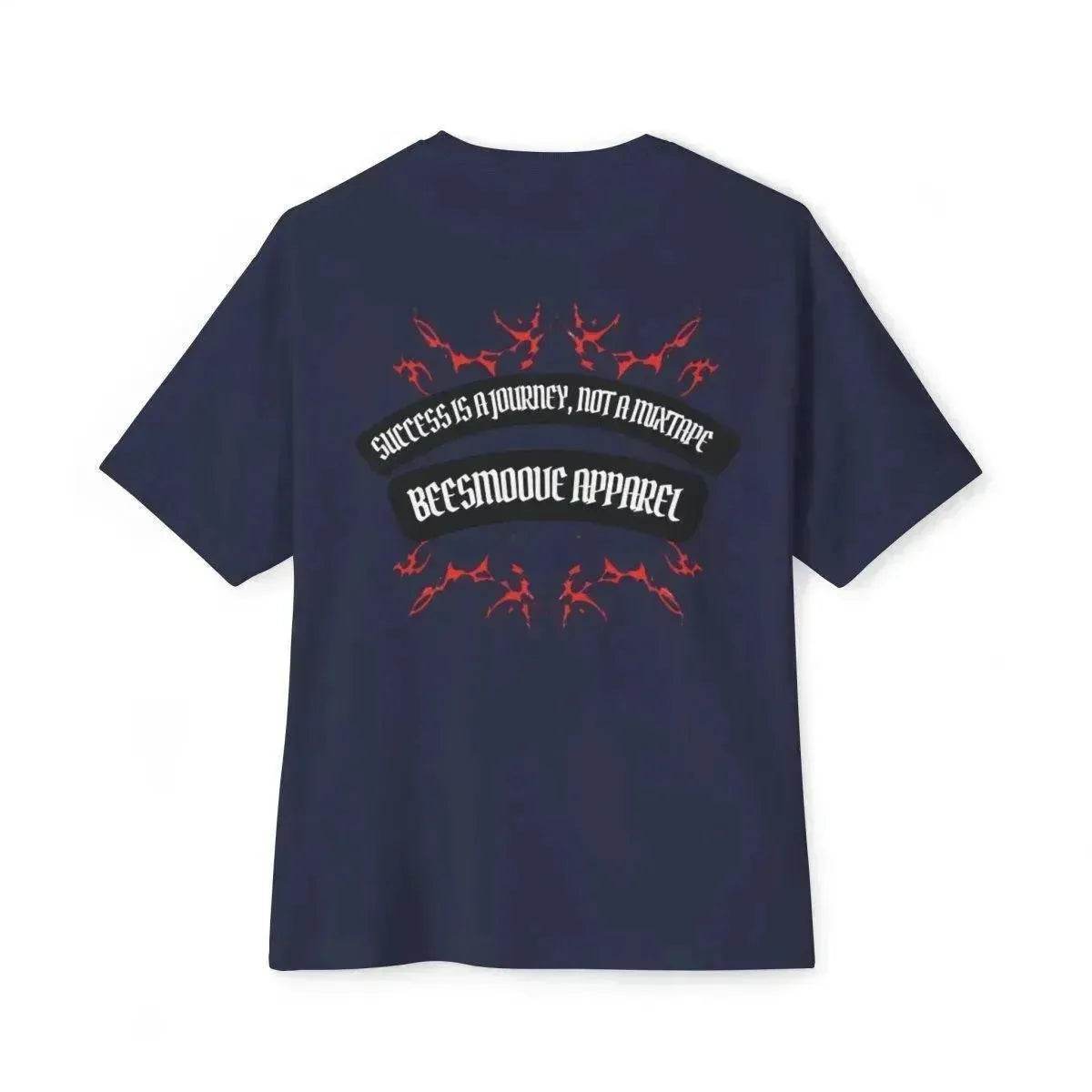 Beesmoove Success is a journey, not a mixtape Oversized Boxy Tee - Beesmoove 