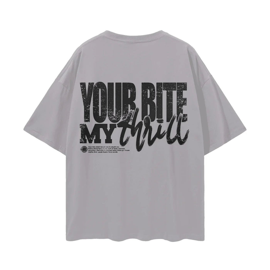 BEESMOOVE Sugar Tongue Oversize Deep Drop Shoulder Tee - Beesmoove