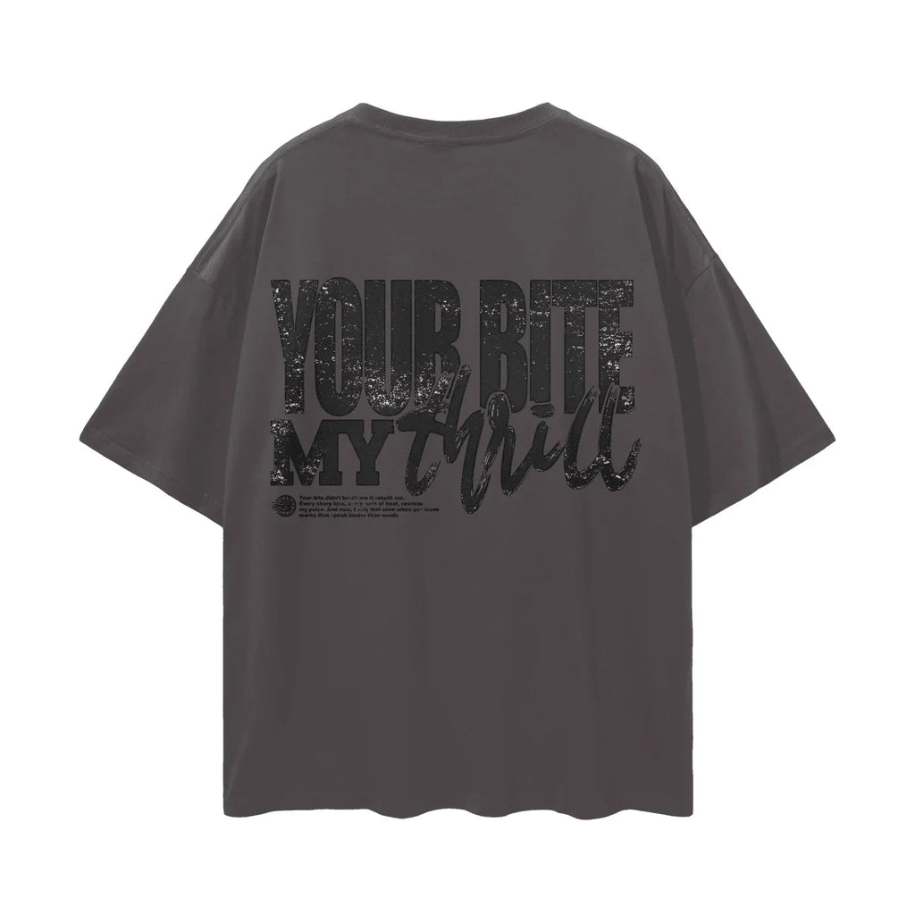 BEESMOOVE Sugar Tongue Oversize Deep Drop Shoulder Tee - Beesmoove