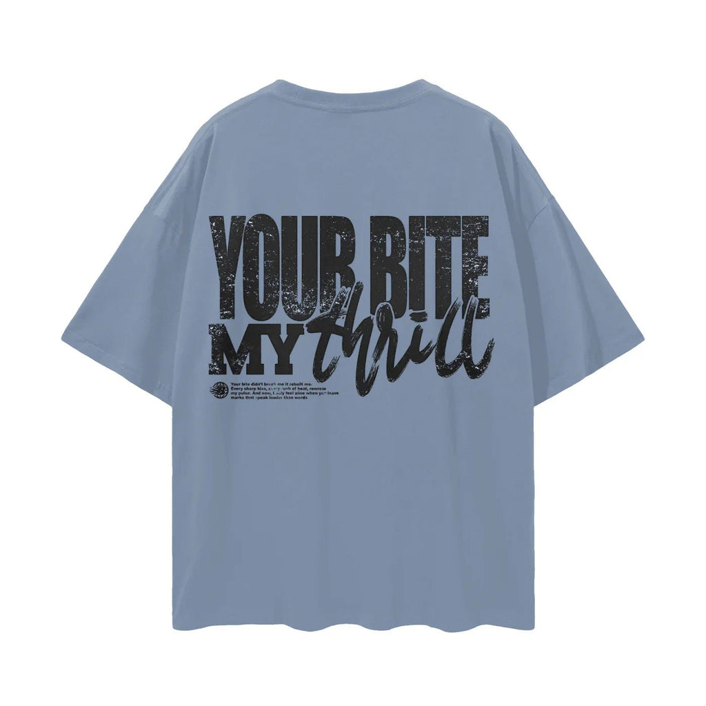 BEESMOOVE Sugar Tongue Oversize Deep Drop Shoulder Tee - Beesmoove