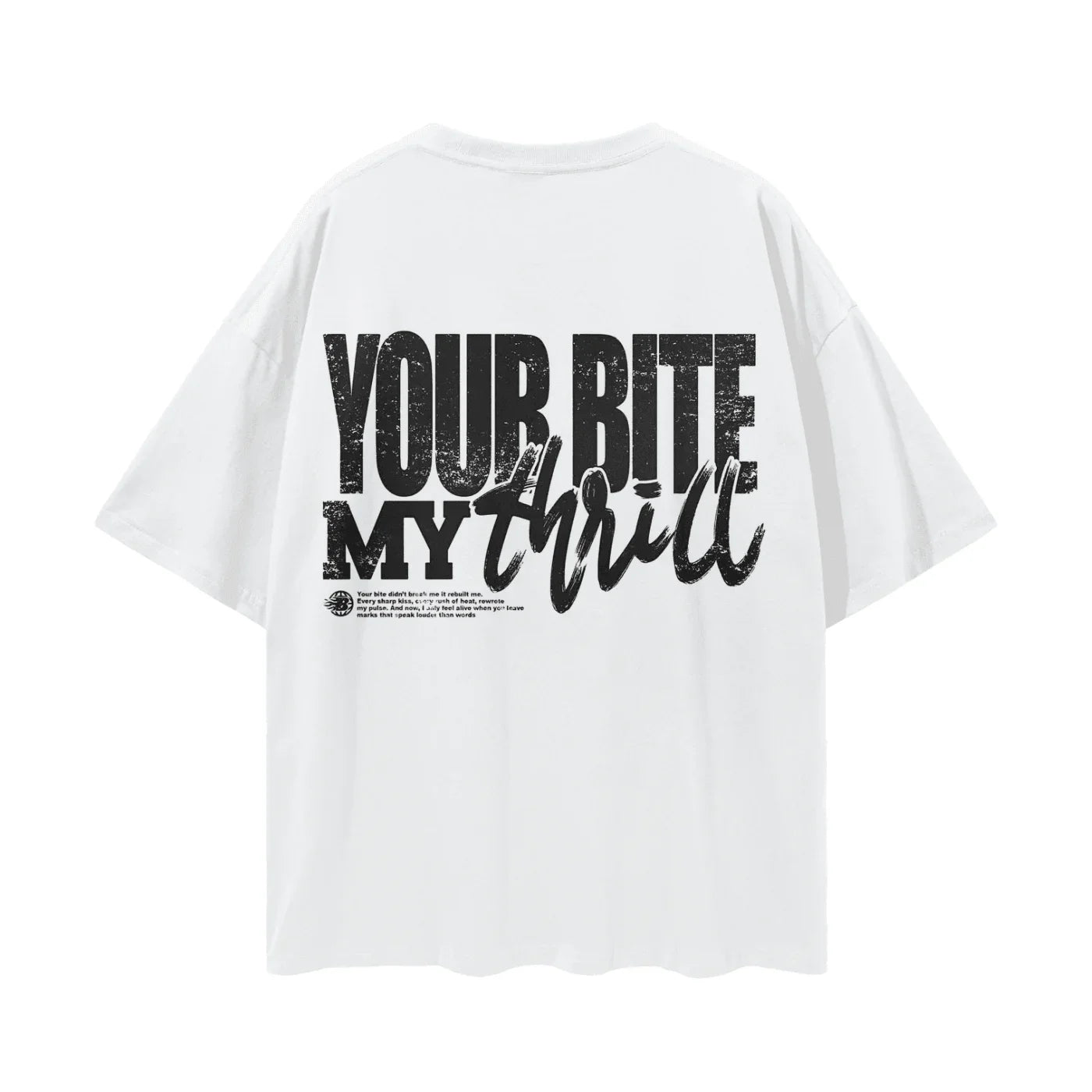 BEESMOOVE Sugar Tongue Oversize Deep Drop Shoulder Tee - Beesmoove