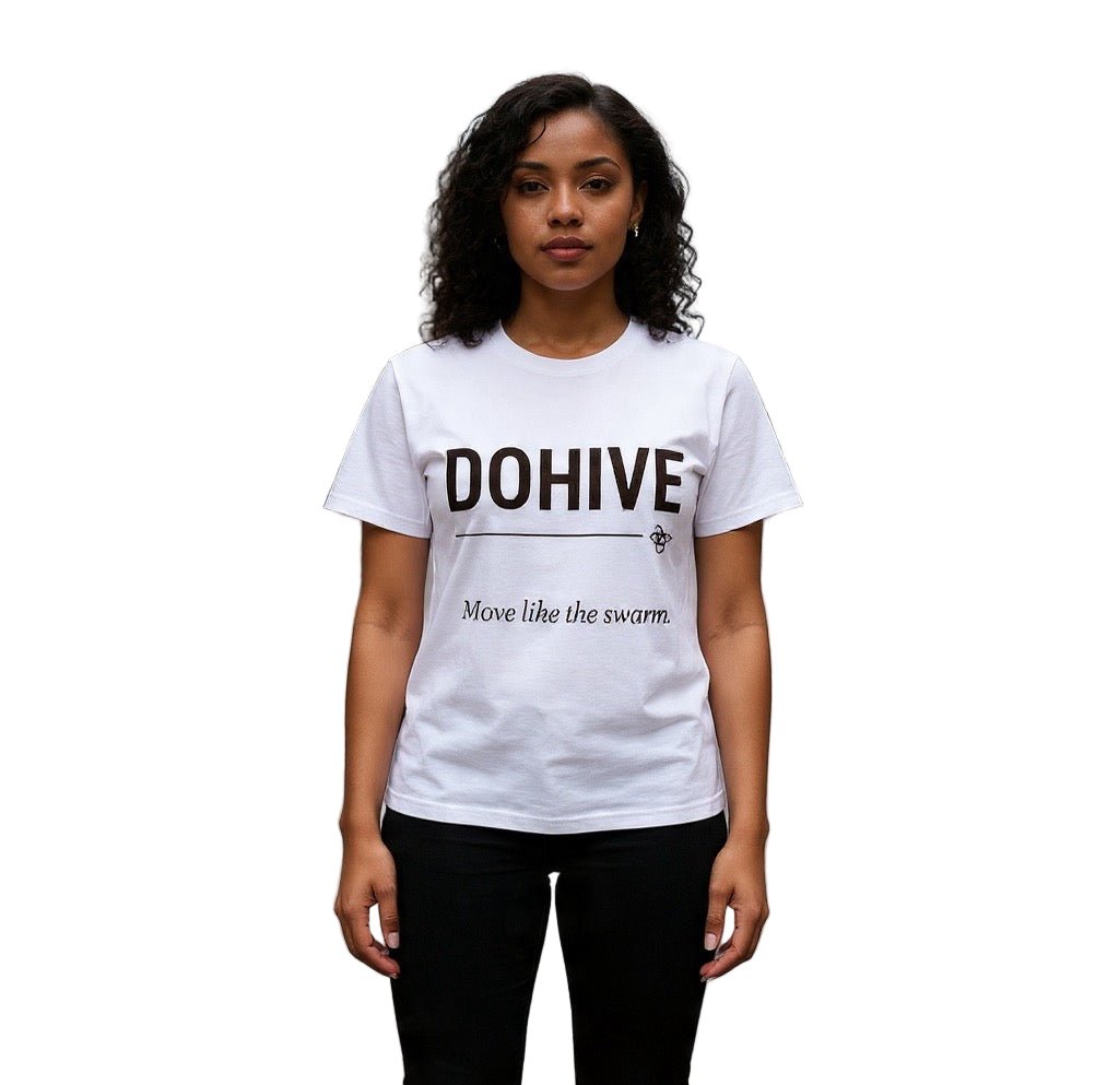 BEESMOOVE Swarm Script Cotton T-Shirt - Beesmoove