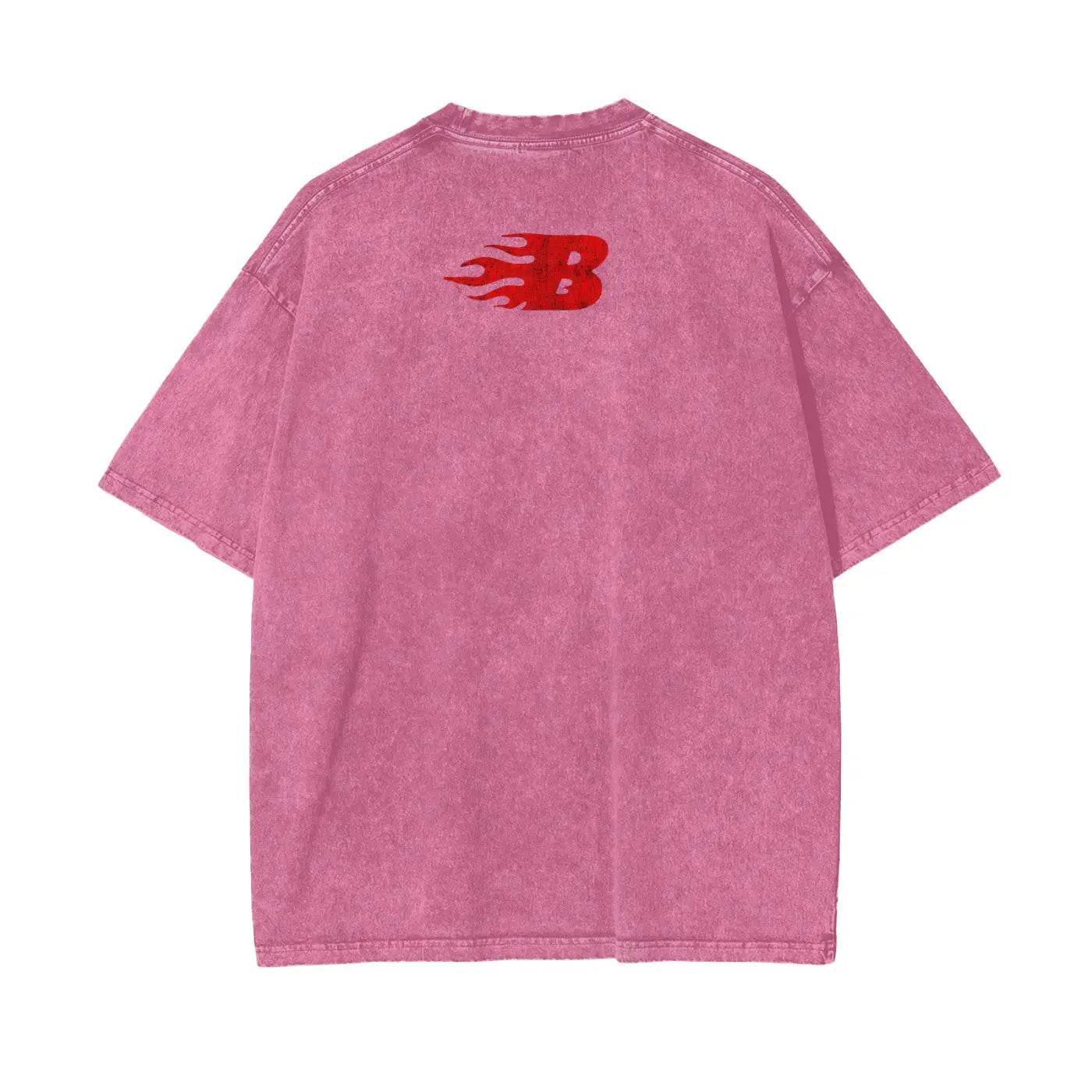 BEESMOOVE Take It Easy Buddy Oversize Washed Tee - Beesmoove