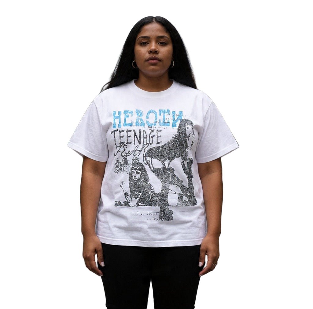 BEESMOOVE Teenage Heroin Cotton T-Shirt - Beesmoove