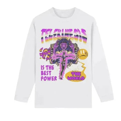 Beesmoove Telekinesis Power Tee Heavyweight Drop Shoulder Long Sleeve - Beesmoove 