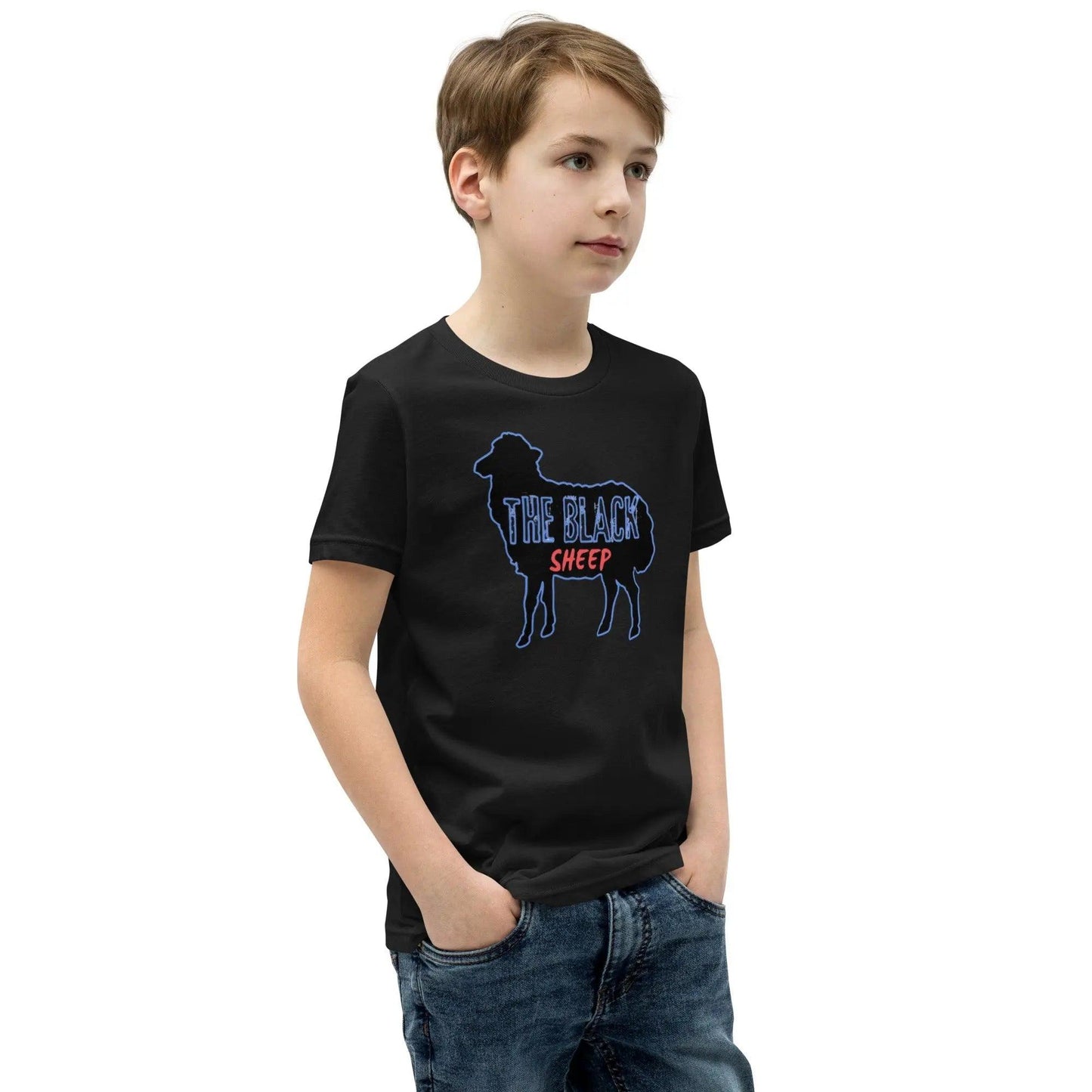 Beesmoove the black sheep Youth Short Sleeve T-Shirt - Beesmoove 