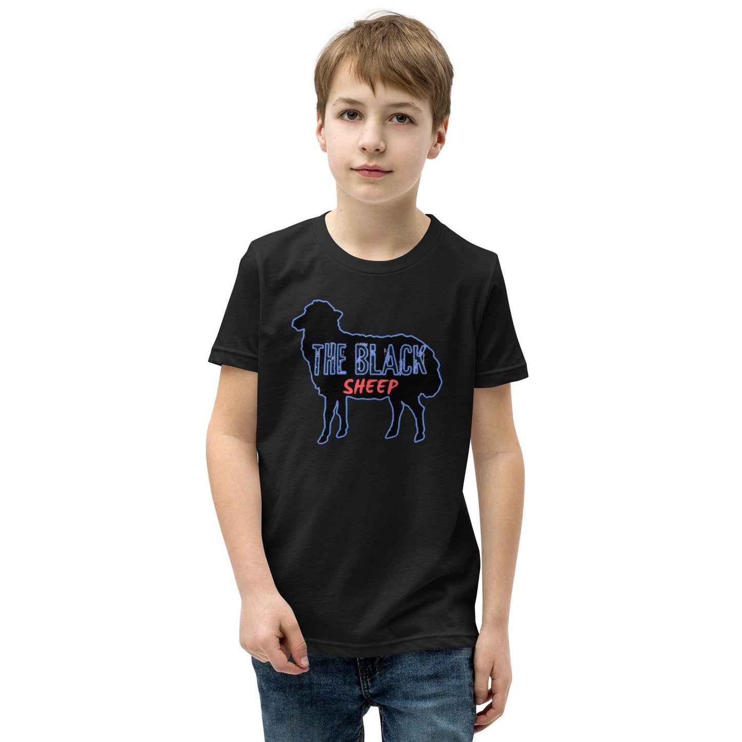 Beesmoove the black sheep Youth Short Sleeve T-Shirt - Beesmoove 