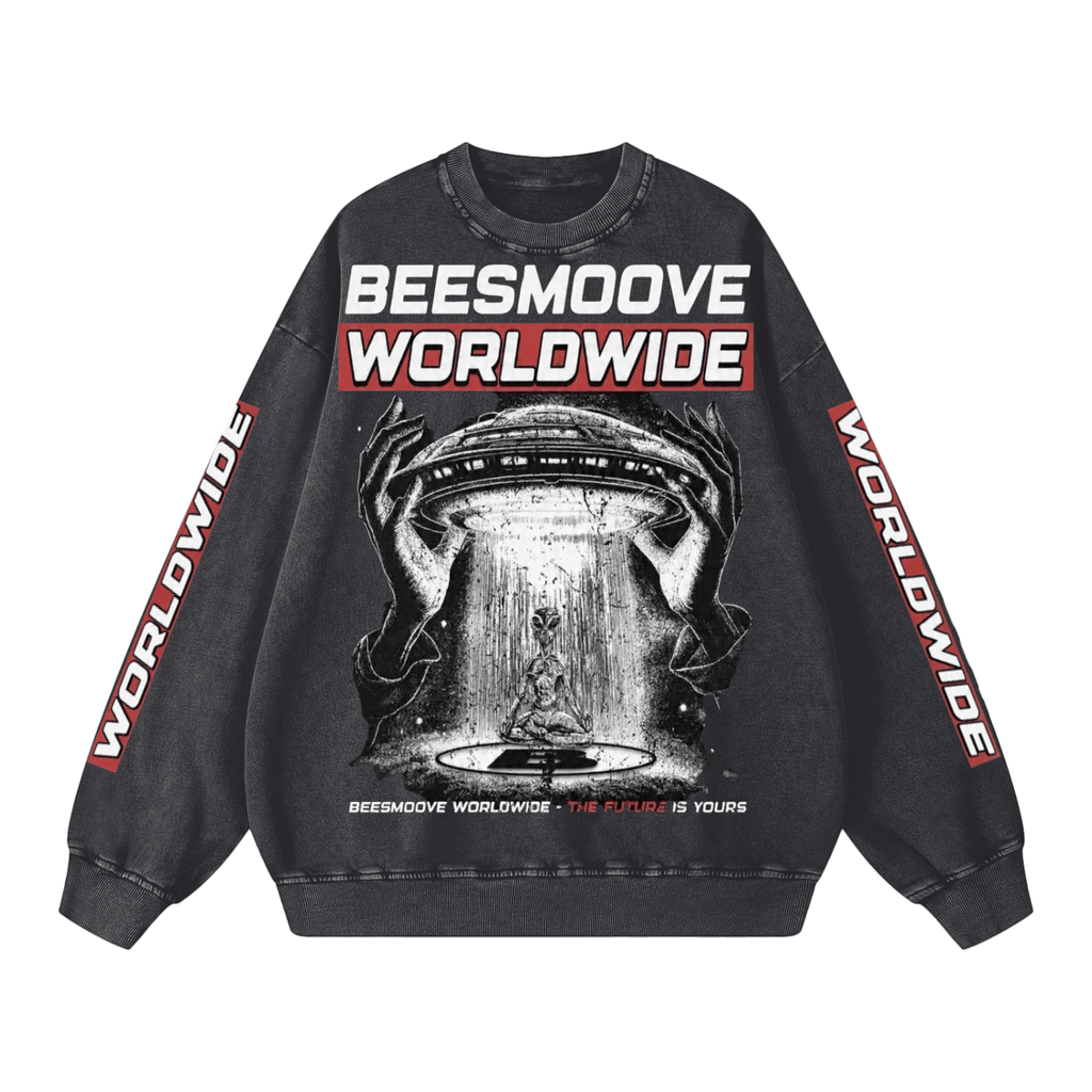 BEESMOOVE THE FUTURE IS YOURS CREW Oversized Sweatshirt - Beesmoove