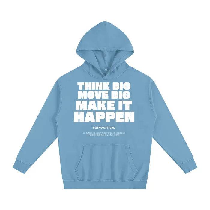 Beesmoove Think Big Move Big Make It Happen Oversized Hoodie - Beesmoove 