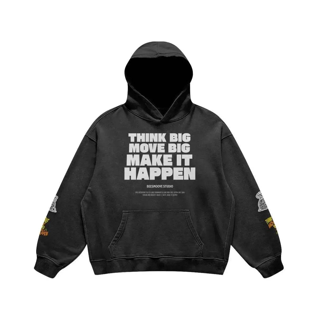 Beesmoove Think Big Move Big Make It Happen Oversized Retro - Beesmoove 