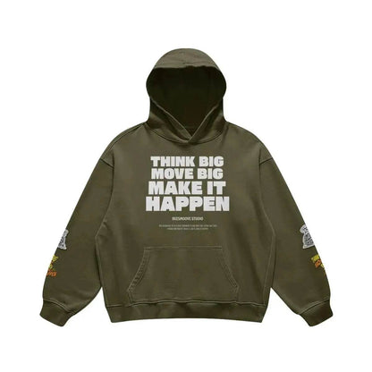 Beesmoove Think Big Move Big Make It Happen Oversized Retro - Beesmoove 