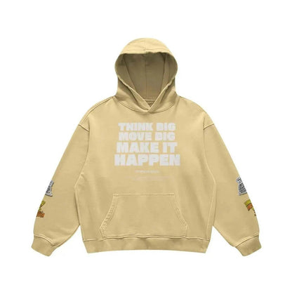 Beesmoove Think Big Move Big Make It Happen Oversized Retro - Beesmoove 