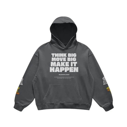 Beesmoove Think Big Move Big Make It Happen Oversized Retro - Beesmoove 