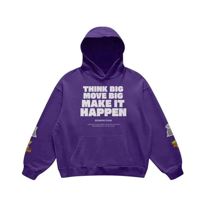Beesmoove Think Big Move Big Make It Happen Oversized Retro - Beesmoove 