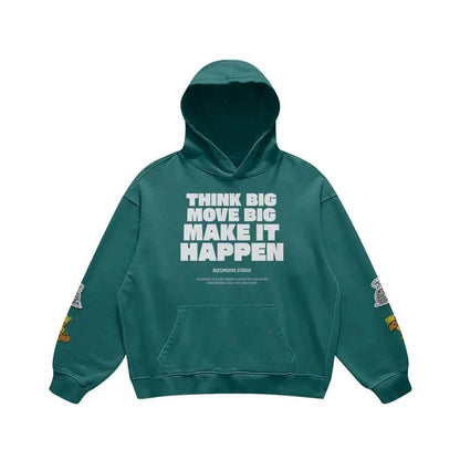 Beesmoove Think Big Move Big Make It Happen Oversized Retro - Beesmoove 