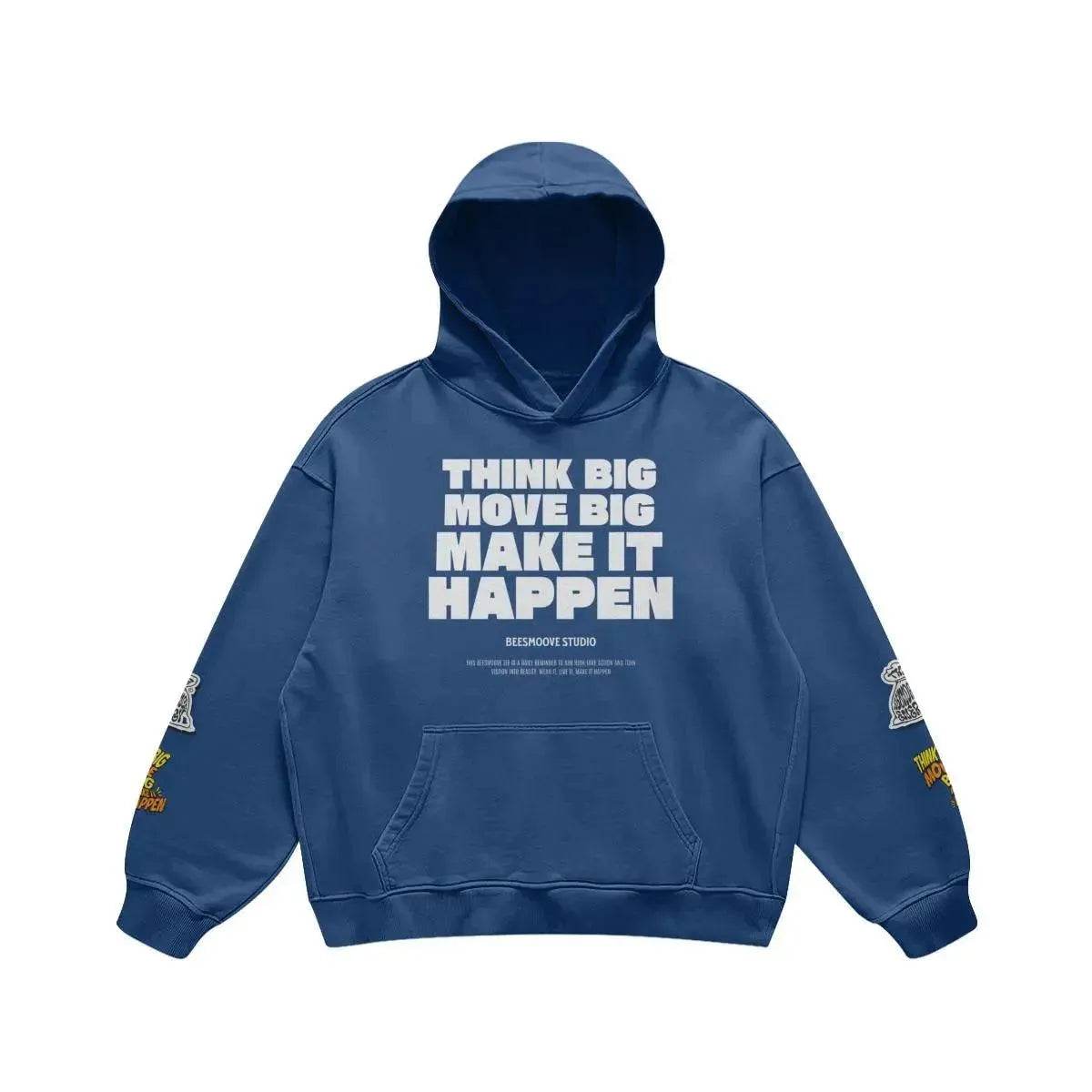 Beesmoove Think Big Move Big Make It Happen Oversized Retro - Beesmoove 