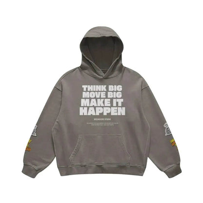 Beesmoove Think Big Move Big Make It Happen Oversized Retro - Beesmoove 