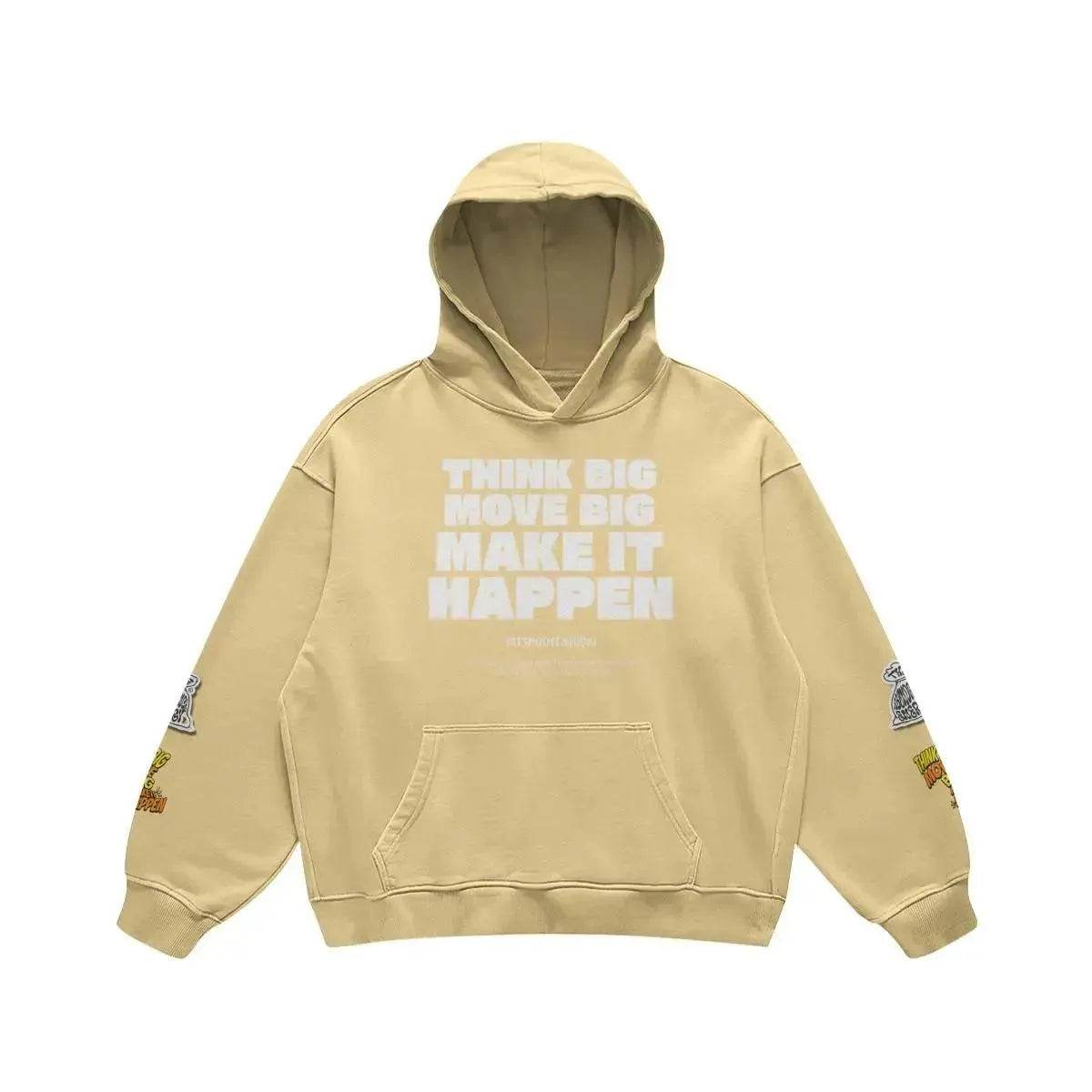 Beesmoove Think Big Move Big Make It Happen Oversized Retro - Beesmoove