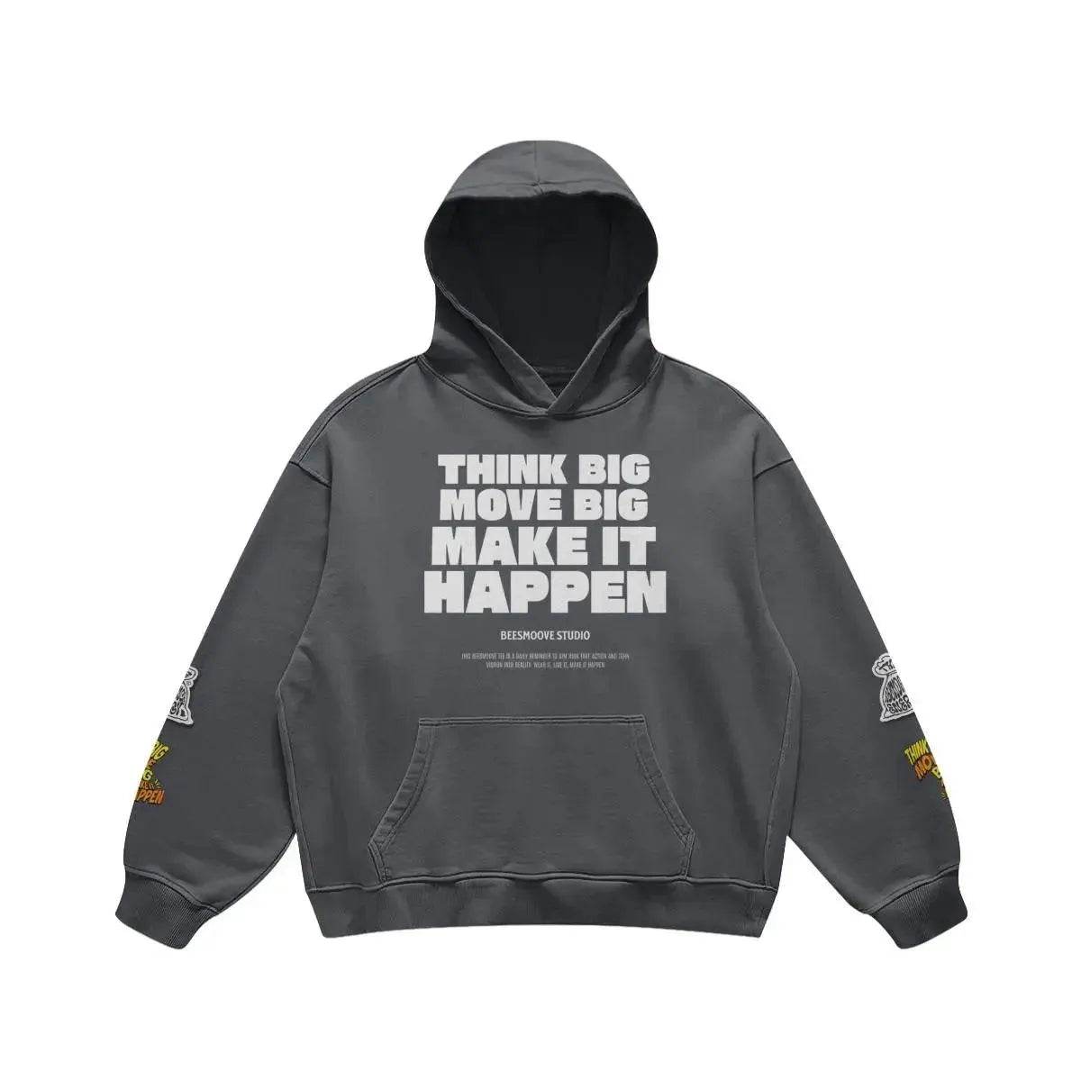 Beesmoove Think Big Move Big Make It Happen Oversized Retro - Beesmoove