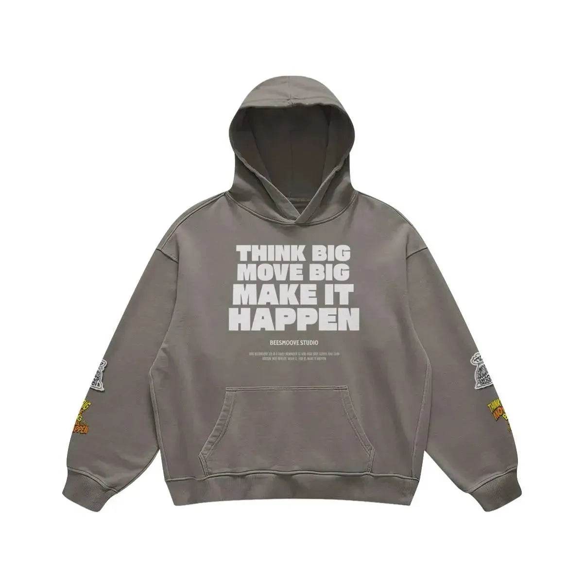Beesmoove Think Big Move Big Make It Happen Oversized Retro - Beesmoove