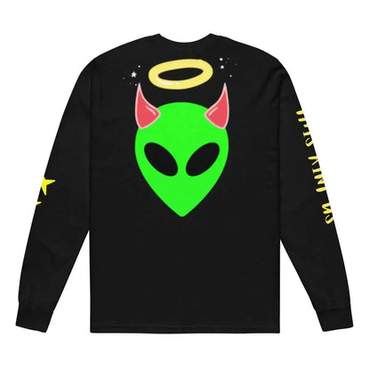 Beesmoove this ain’t us Garment-dyed heavyweight long-sleeve shirt - Beesmoove 