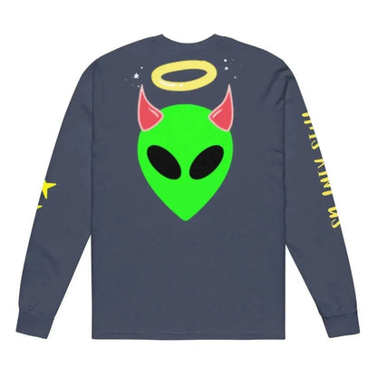 Beesmoove this ain’t us Garment-dyed heavyweight long-sleeve shirt - Beesmoove 