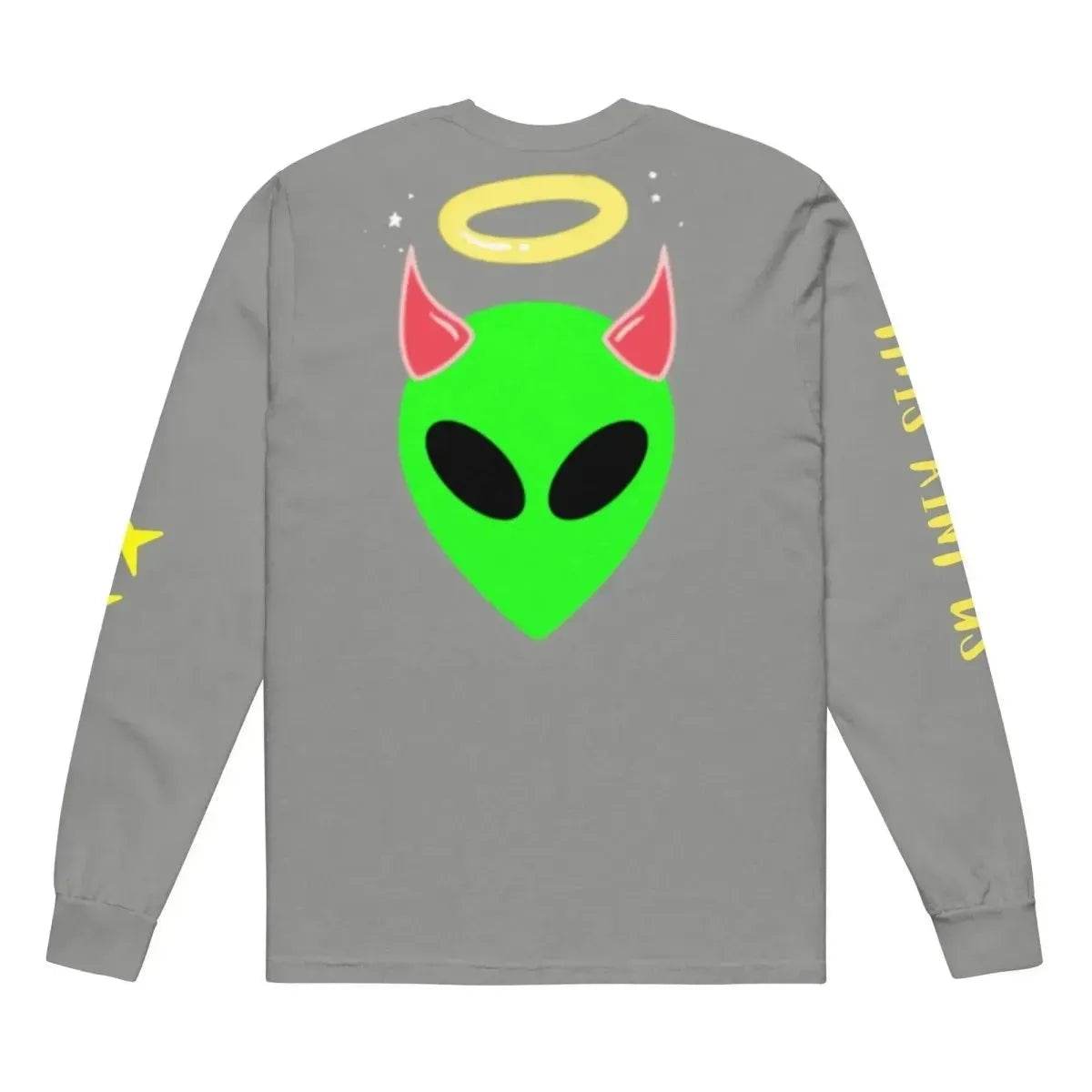 Beesmoove this ain’t us Garment-dyed heavyweight long-sleeve shirt - Beesmoove 