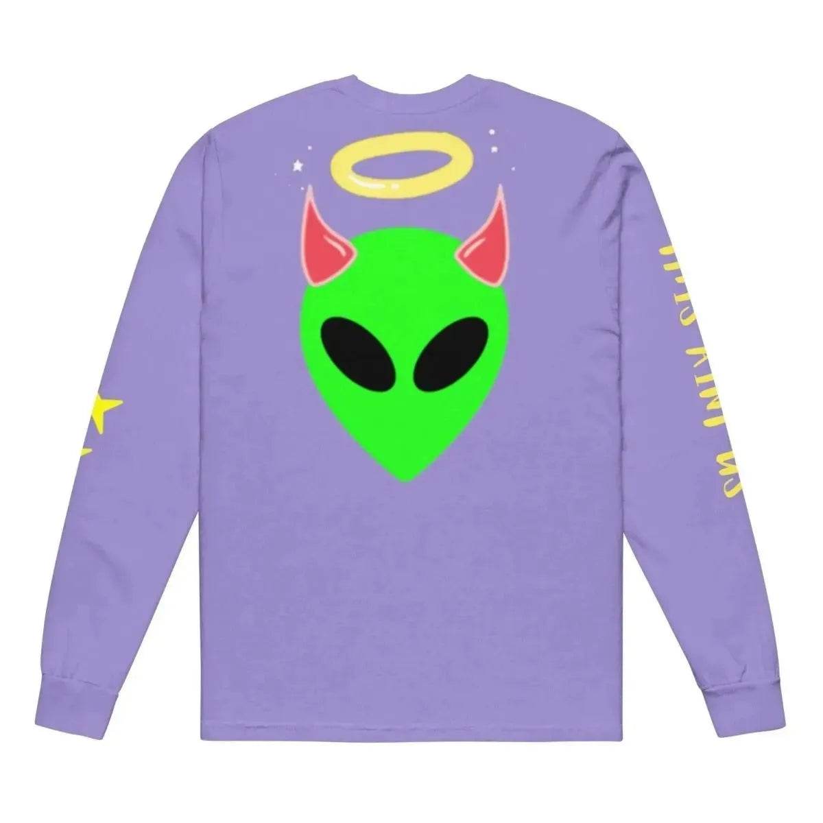 Beesmoove this ain’t us Garment-dyed heavyweight long-sleeve shirt - Beesmoove 