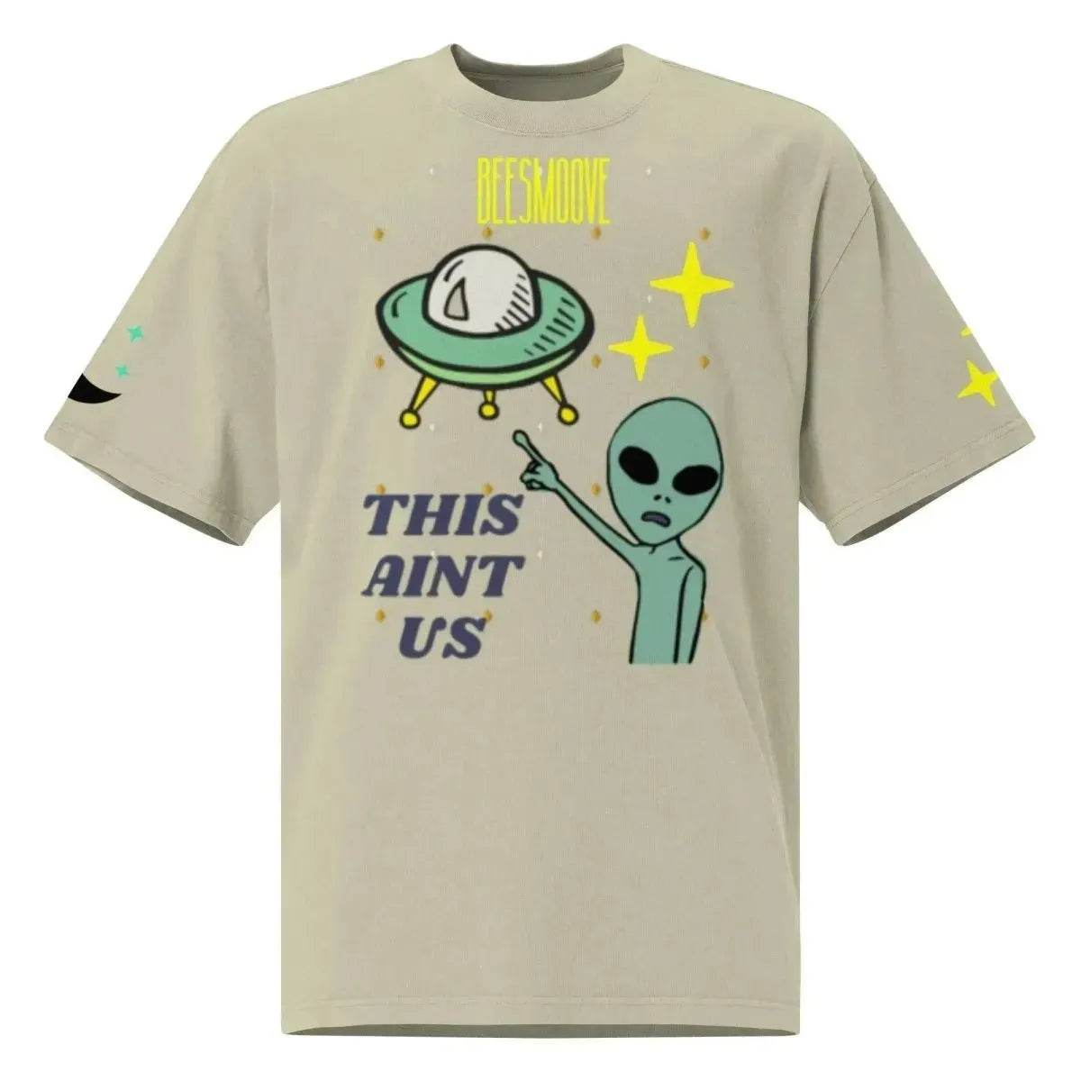 Beesmoove this ain’t us Oversized faded t-shirt - Beesmoove 