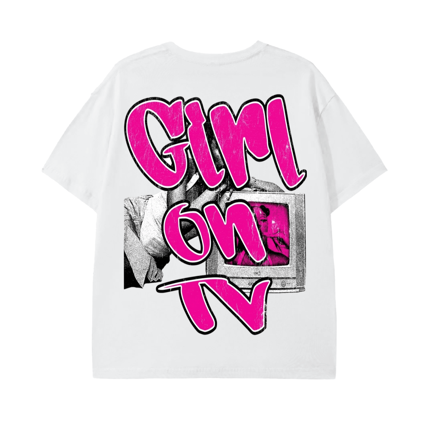 BEESMOOVE (throwback) Girl on TV” Shirt - Beesmoove