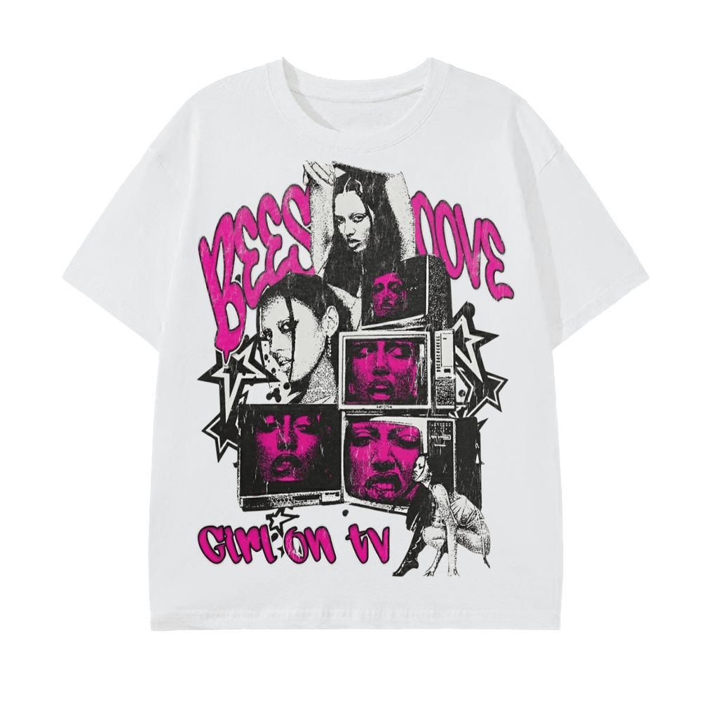 BEESMOOVE (throwback) Girl on TV” Shirt - Beesmoove