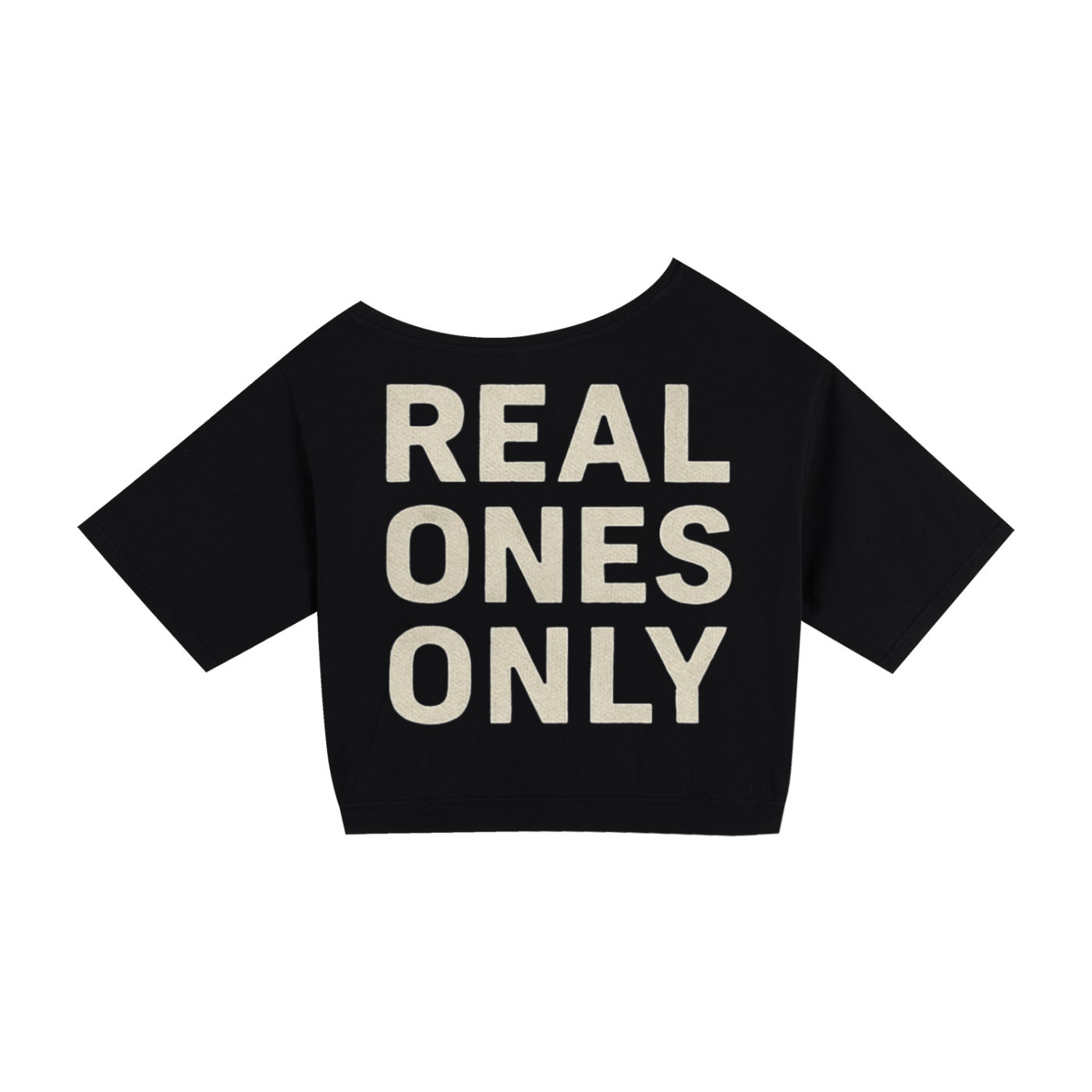 BEESMOOVE T.R.T.F Asymmetric Shoulder Oversized Cotton T-Shirt - Beesmoove